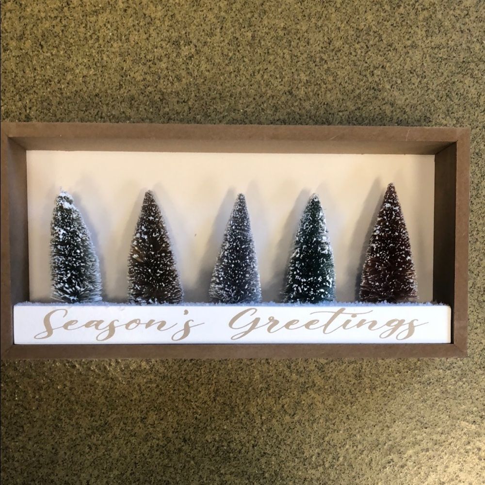 Amazon Holiday Decor Brown and Green Festive Display